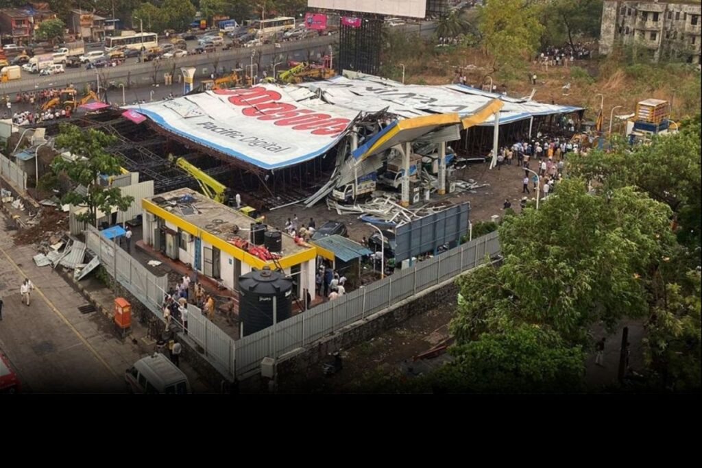 tragic billboard collapse in Ghatkopar, Mumbai