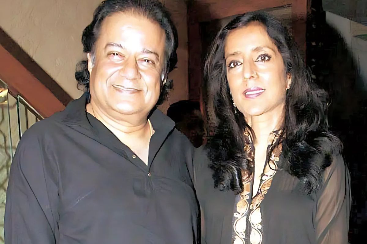 Medha Gujral with anup jalota