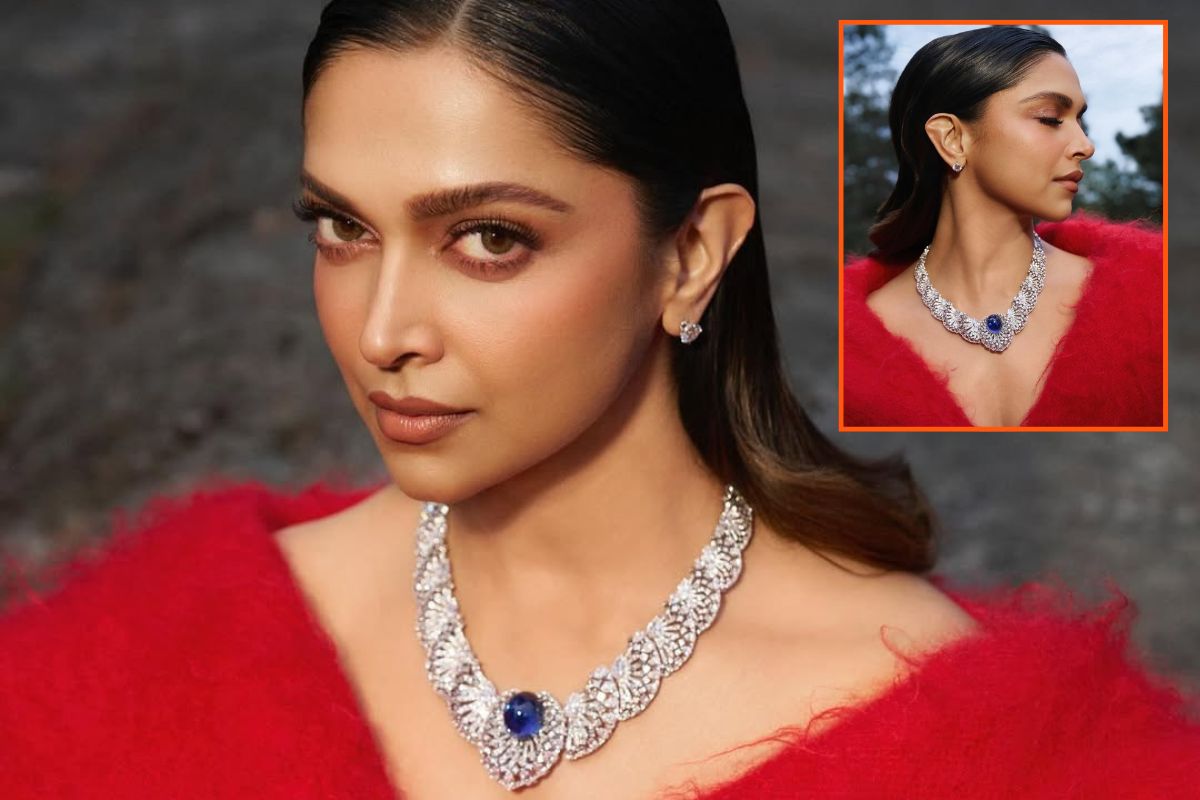 Deepika Padukone wearing necklace by Cartier