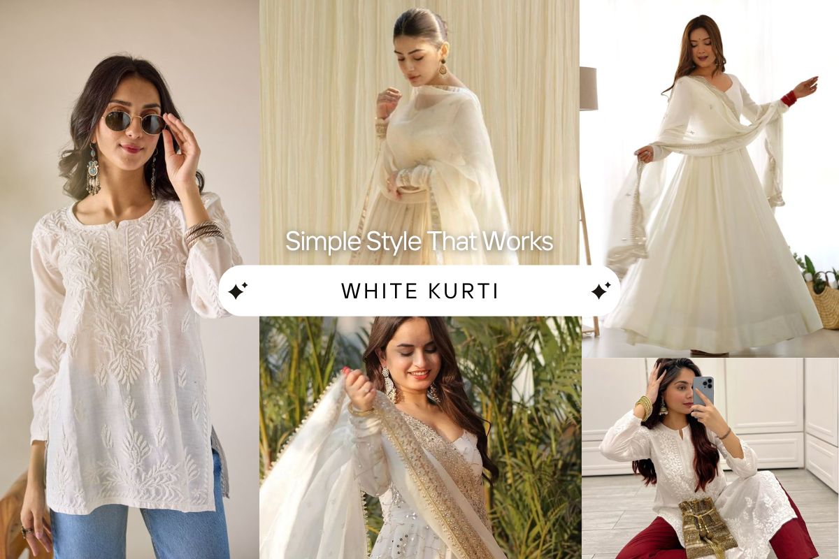 White Kurti
