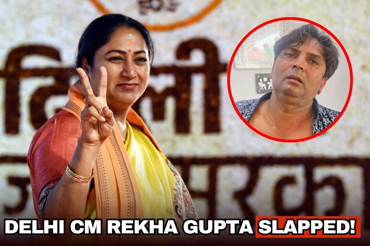 Delhi CM Rekha Gupta Slapped!